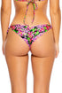 Luli Fama Sexy Señorita Wavy Ruched Back Tie Side Bottom